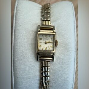 Wittnauer Longines Rare Vintage Mechanical Ladies Watch Gold Pltd Bracelet Case